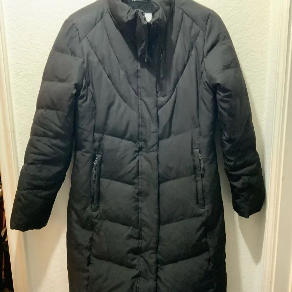 Calvin Klein Black  Puffy Zip Up Coat women  Size: XS
